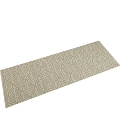 Clearance Keukenmat wasbaar bladprint 60x180 cm fluweel Tapijten