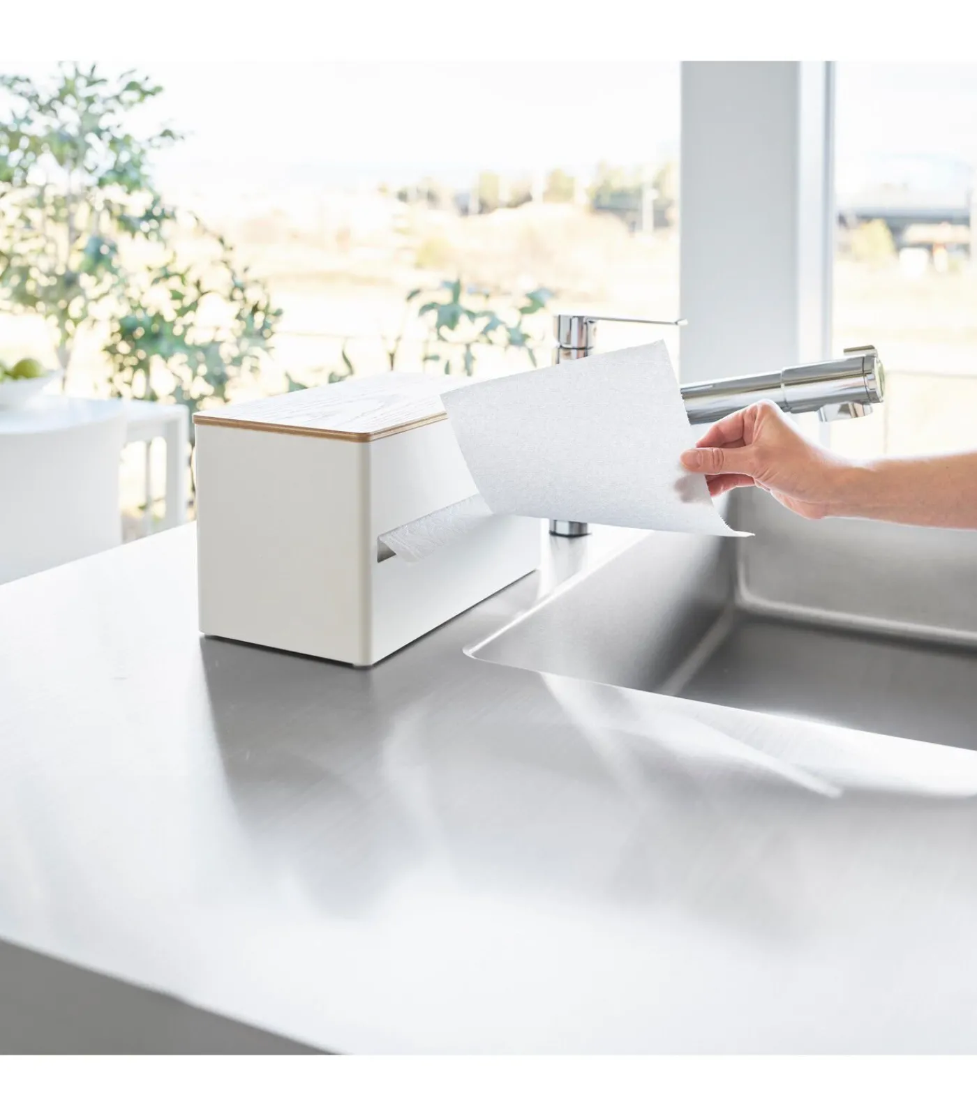 New Keukenrolhouder - Rin - Wit Keukenaccessoires