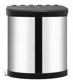 Sale Keukenvuilnisbak inbouw 12 L roestvrij staal Manden En Bakken