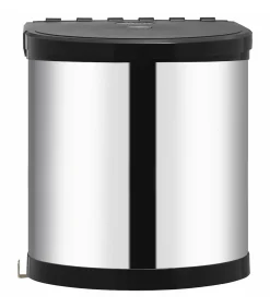 Sale Keukenvuilnisbak inbouw 12 L roestvrij staal Manden En Bakken