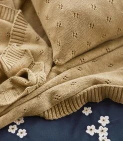 New KNITTED AJOUR - Plaid Bedspreien