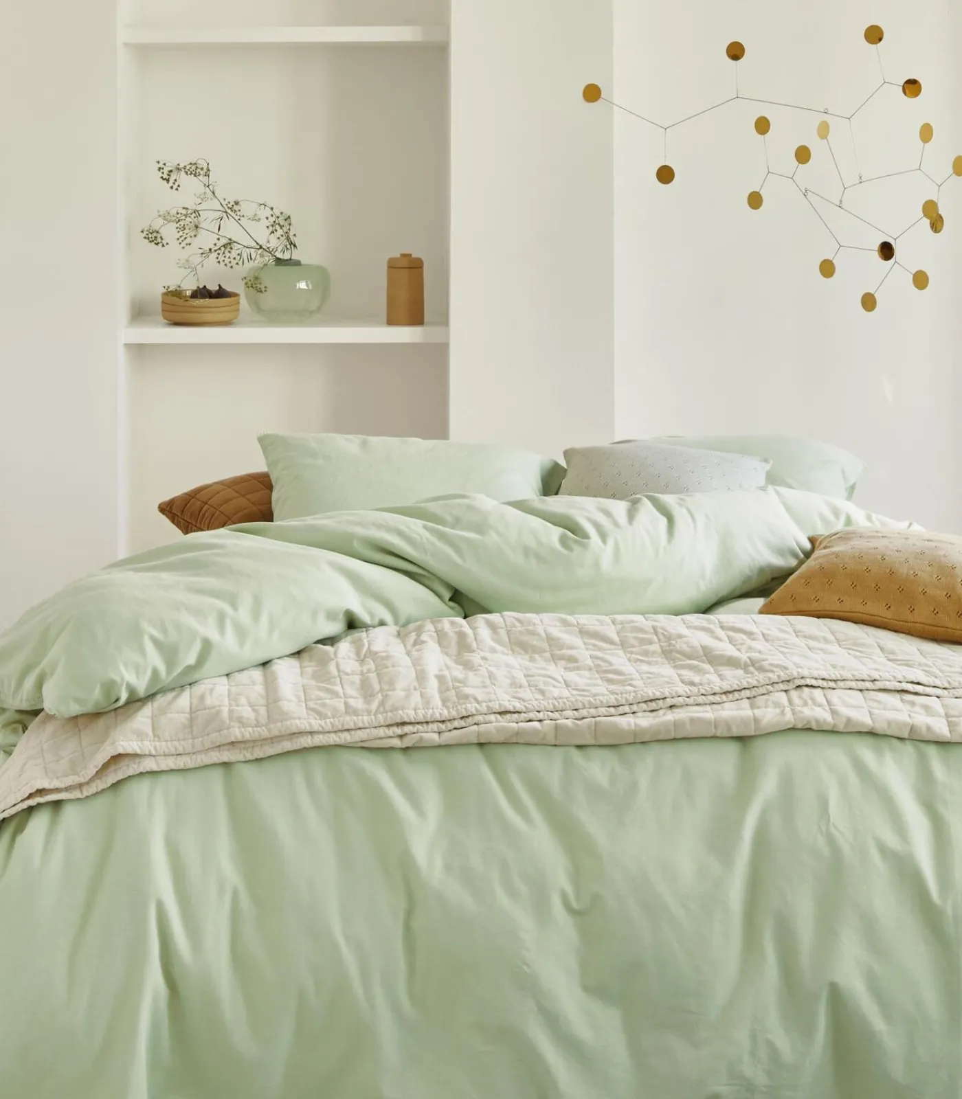 Hot KNITTED AJOUR - Plaid Bedspreien