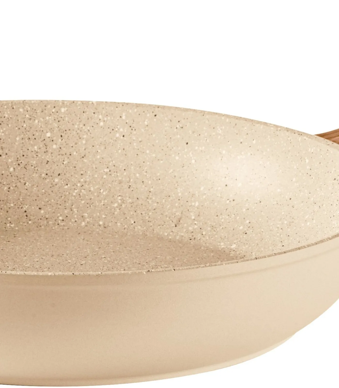 New Koekenpan Rock 'n' Rose - Creme - ø 28 cm - standaard anti-aanbaklaag Potten & Pannen