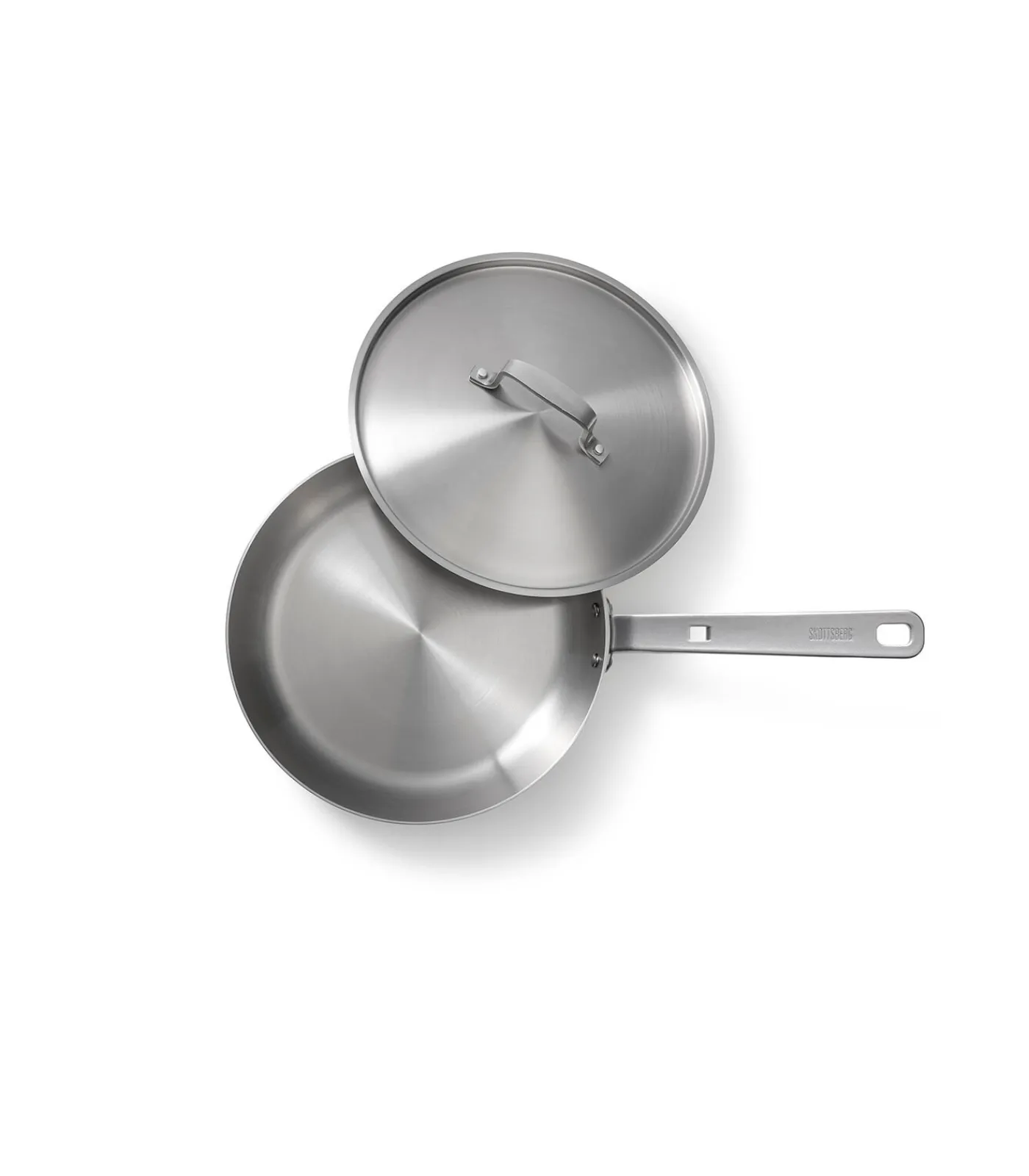 Clearance Koekenpan Roestvrijstaal 28 cm Stainless Steel - alle warmtebronnen - Inductie Potten & Pannen