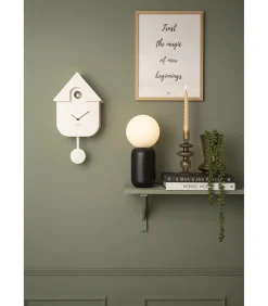 Hot Koekoeksklok Modern Cuckoo ABS - Wit - 41x8,5x21,5cm Klokken