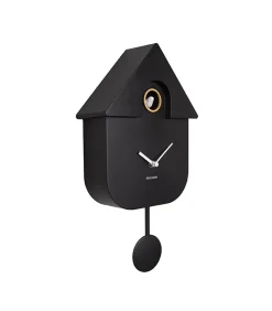 Clearance Koekoeksklok Modern Cuckoo ABS - Zwart - 41x8,5x21,5cm Klokken