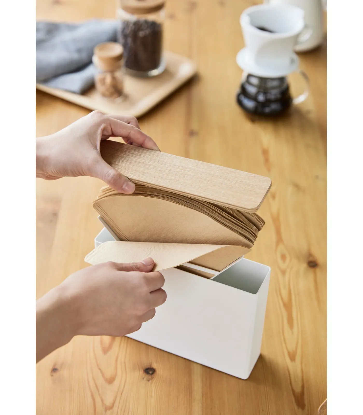 Sale Koffiefilterhouder - Tosca - Wit Koffie & Thee Maken