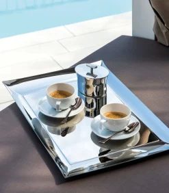 Hot Koffielepel Taormina Zwart 6 Stuks Bestek