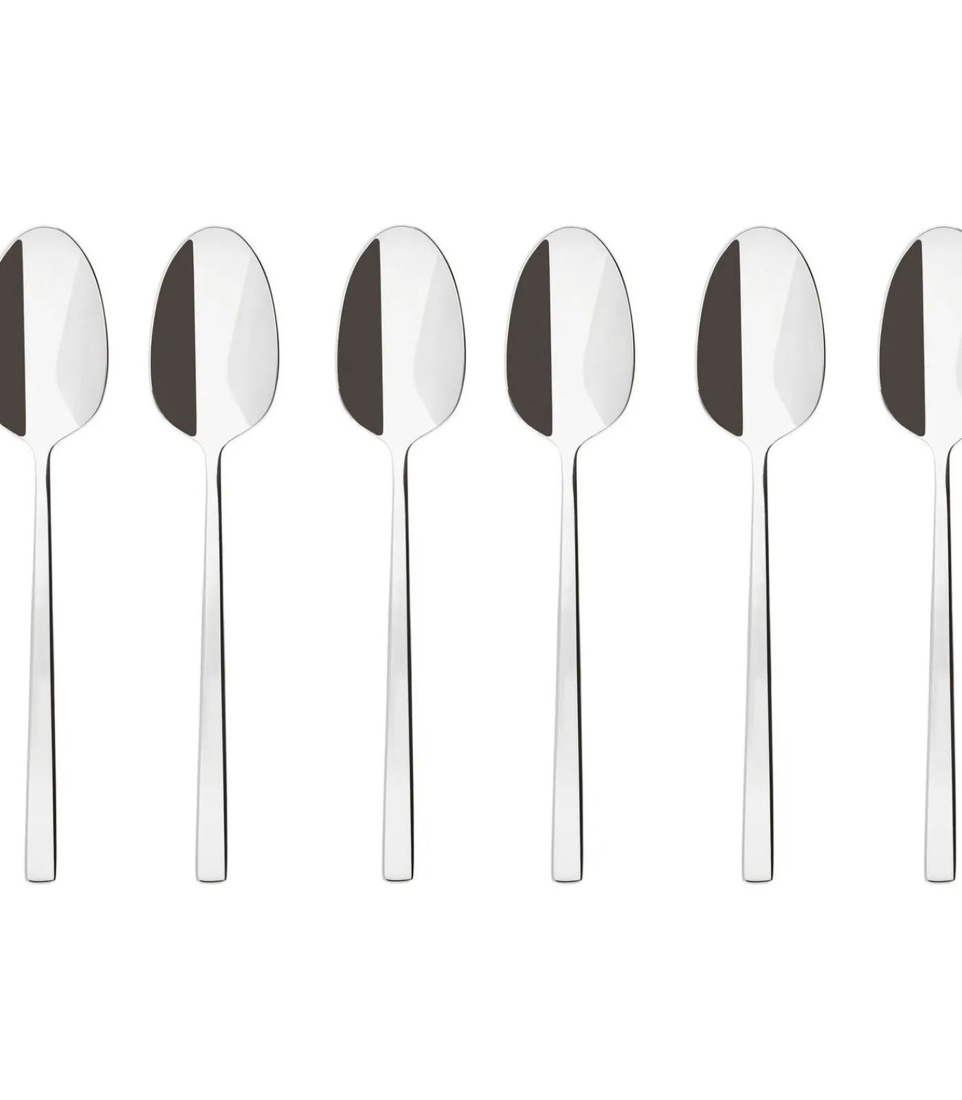 Discount Koffielepels Rock Zilver 6 Stuks Bestek