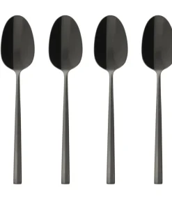 Hot Koffielepels Rock Zwart 6 Stuks Bestek