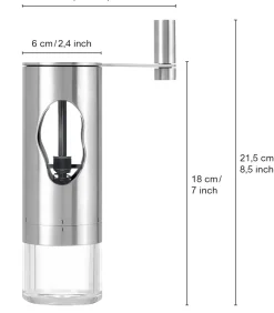 Koffiemolen / Bonenmaler Mrs Bean Koffie & Thee Maken