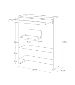 New Kruidenrek - 3 niveaus - Tower - Wit Keukenaccessoires