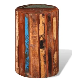 Kruk massief gerecycled hout Stoelen