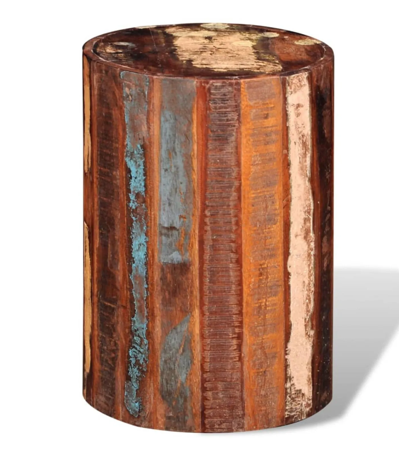 Kruk massief gerecycled hout Stoelen