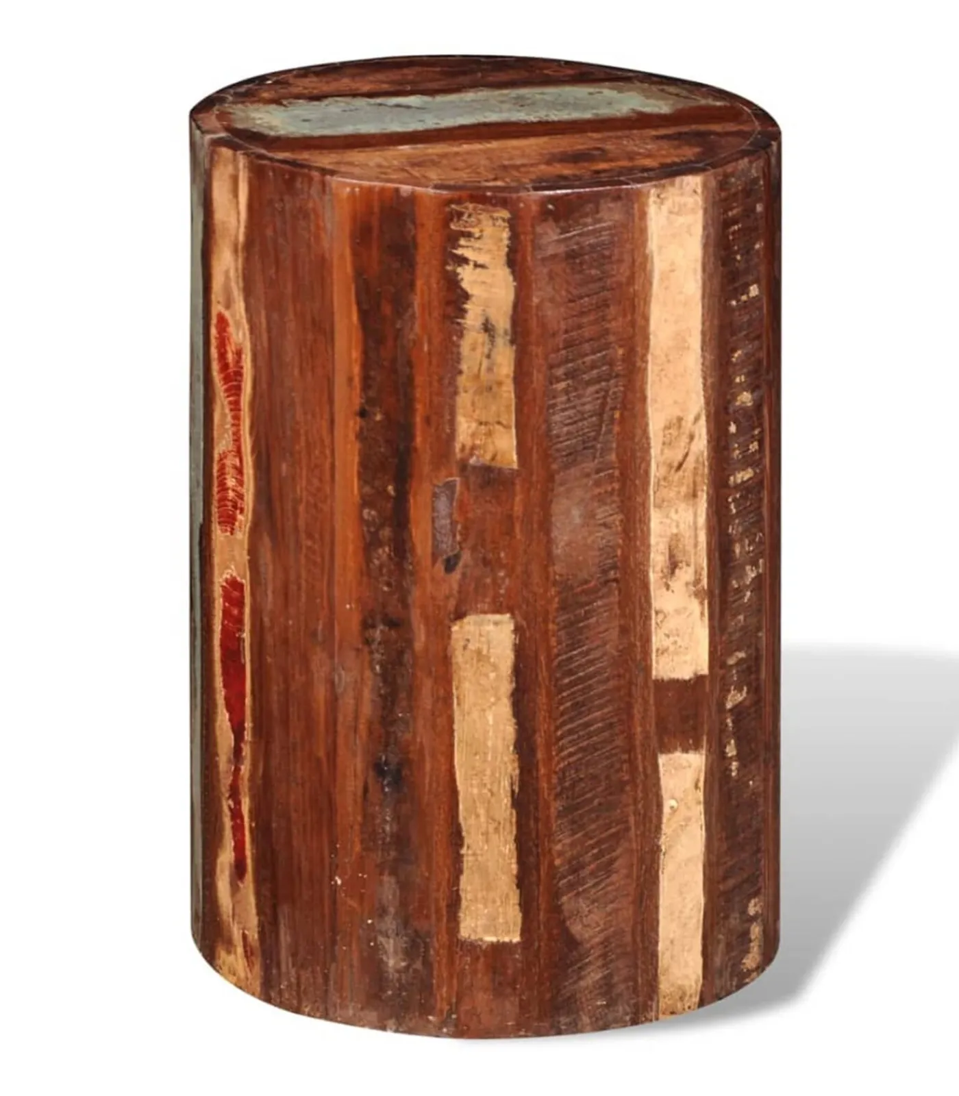 Kruk massief gerecycled hout Stoelen