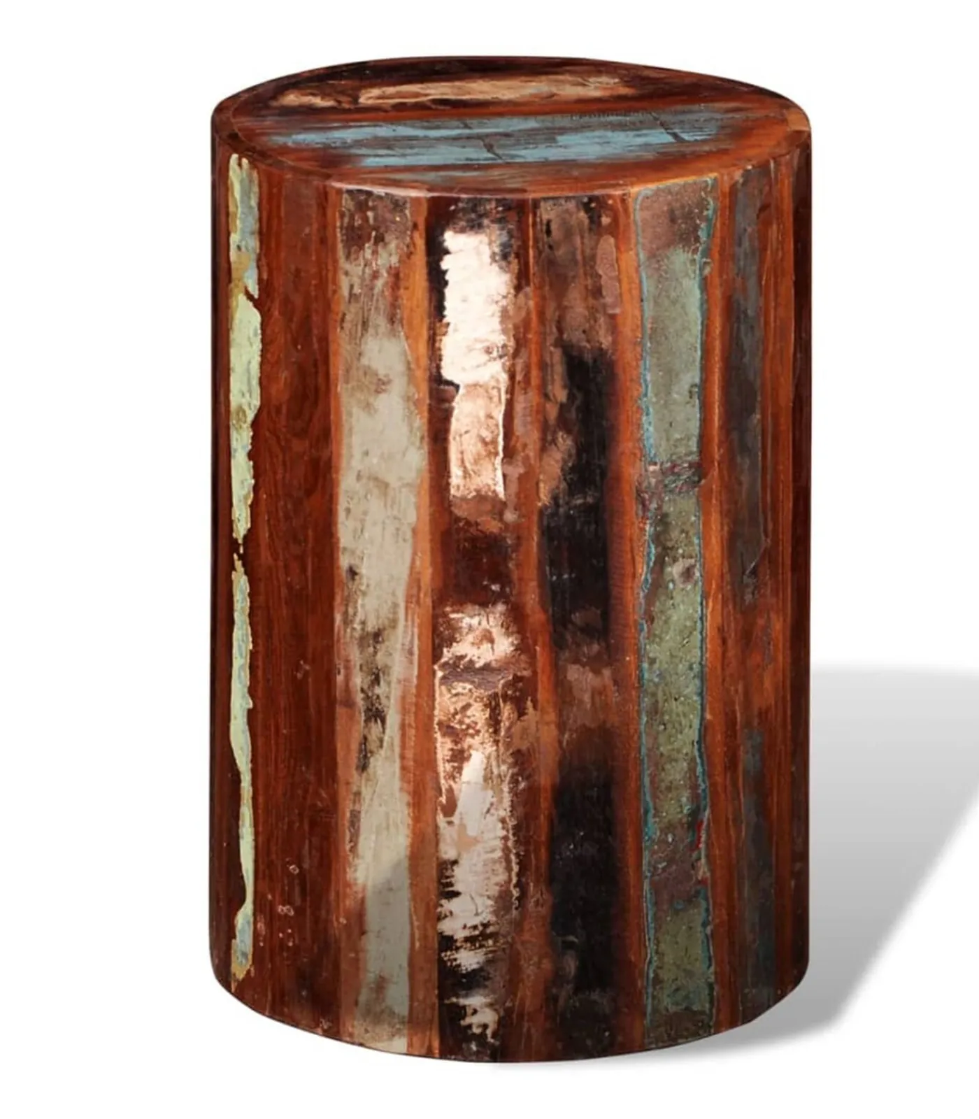 Kruk massief gerecycled hout Stoelen