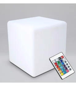 Outlet Kubus led verlichting 30 cm Kaarsen & Kaarshouders