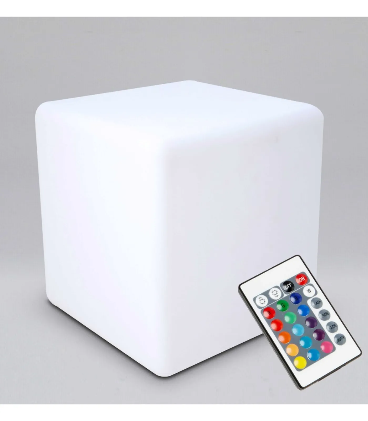 Outlet Kubus led verlichting 30 cm Kaarsen & Kaarshouders