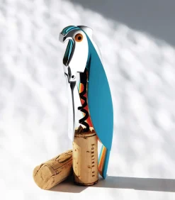 Outlet Kurkentrekker Parrot - AAM32 AZ - Blauw - door Alessandro Mendini Glazen & Karaffen