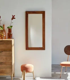 Best Kwarto - Massief palissander spiegel 100x50 cm Spiegels