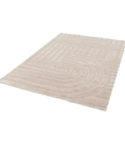 Online Laagpolig vloerkleed met eigentijds patroon 120 x 170 cm Tapijten