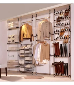 Laarzenrek met stangen telescopisch aluminium Organiseren