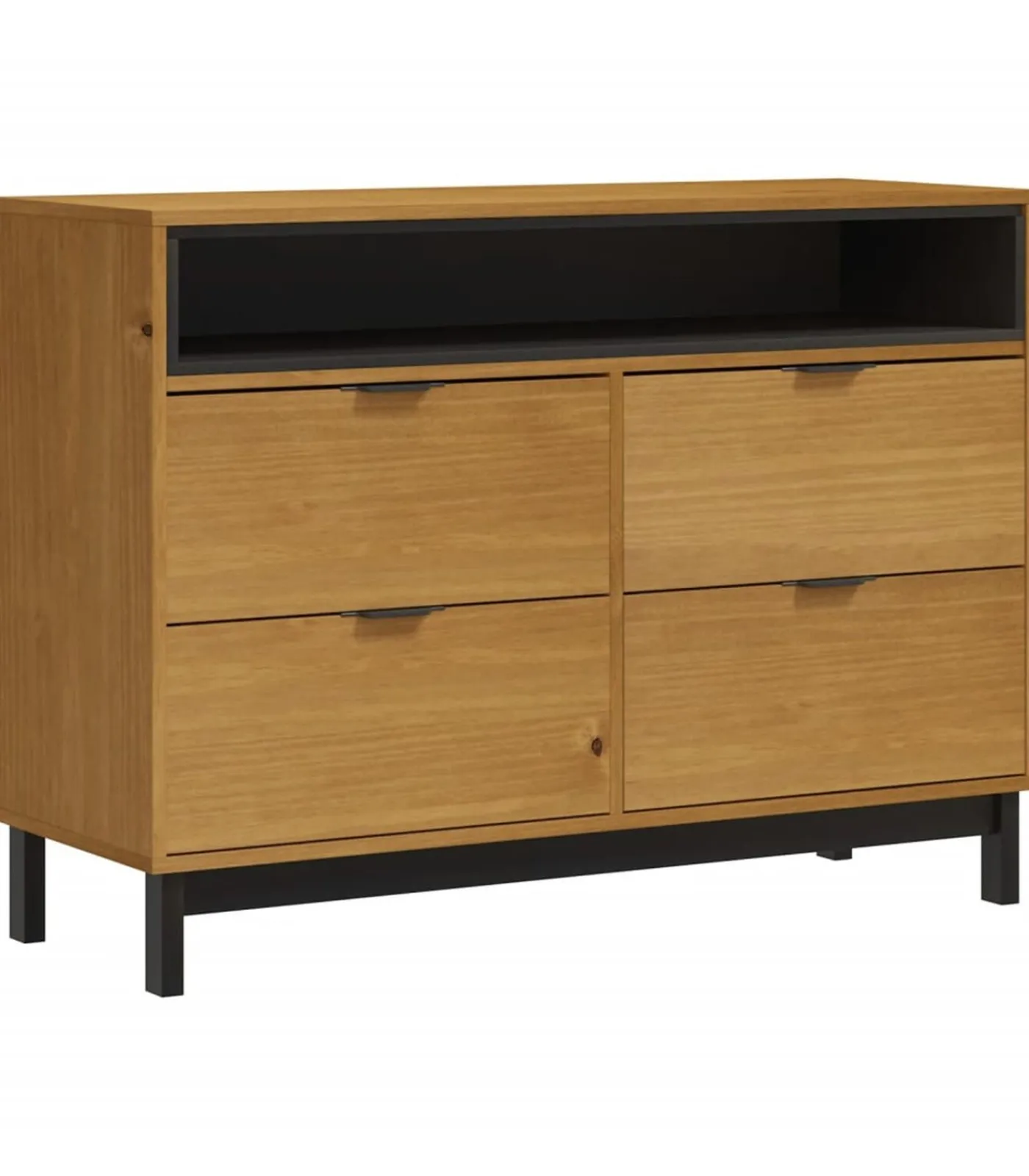 Outlet Ladekast FLAM 110x40x80 cm massief grenenhout Meubels