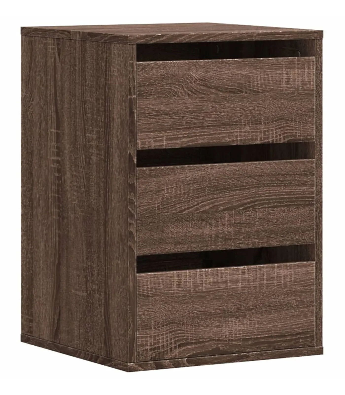 Outlet Ladekast 40x41x58 cm bewerkt hout bruin eikenkleurig Meubels