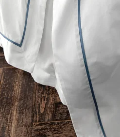 Online Laken | Breteuil · Blanc/Bleu Lakens