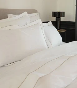 Discount Laken | Louvre - Blanc/Sable Lakens