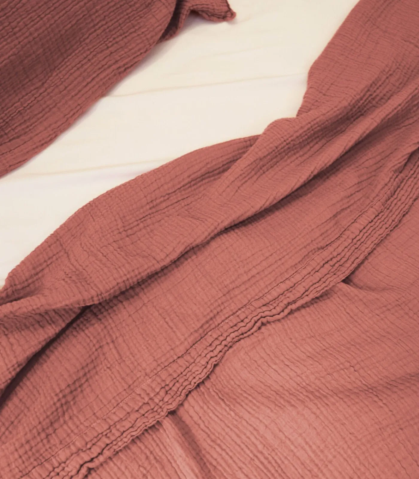 New Laken van katoengaas, SIMPEL GEKREUKT Lakens