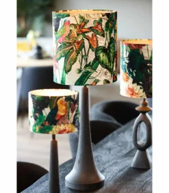 Online Lampenkap Dahlia - Groen - 30x30x32cm Lampenkappen