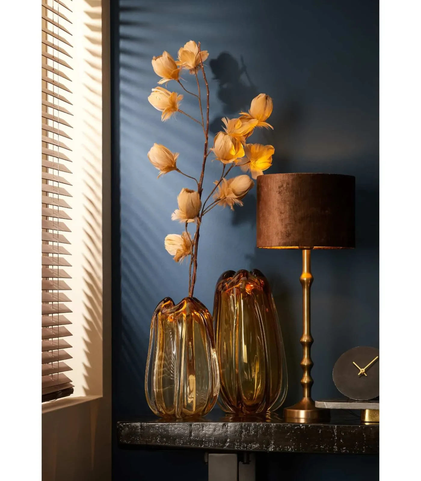 Hot Lampenkap Gemstone - Bruin - 25x25x18cm Lampenkappen