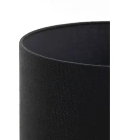 Discount Lampenkap Livigno - Zwart - 20x20x15cm Lampenkappen