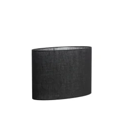 Best Lampenkap ovaal Sendai - Zwart - 38x17.5x28cm Lampenkappen