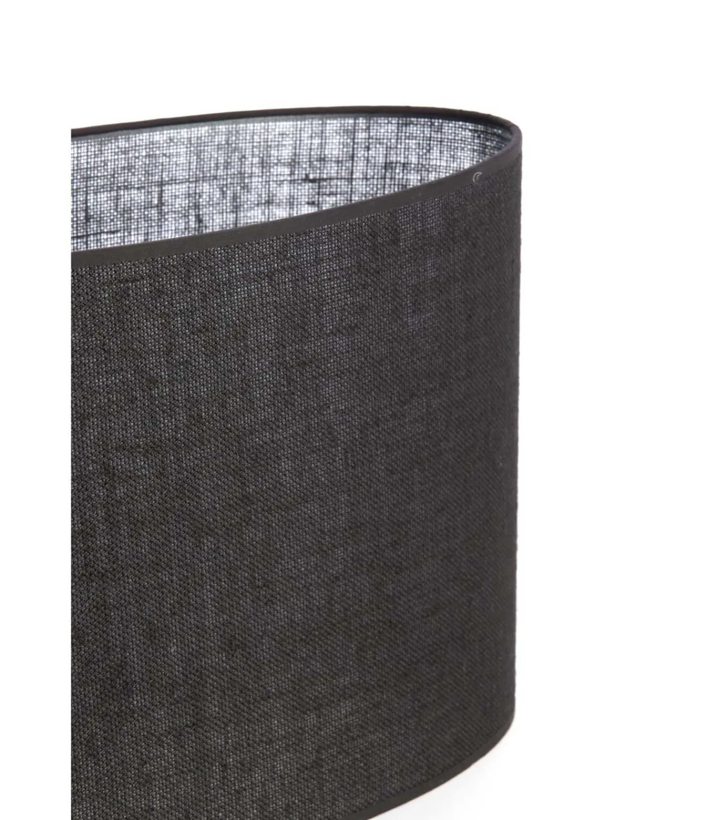 Best Lampenkap ovaal Sendai - Zwart - 38x17.5x28cm Lampenkappen