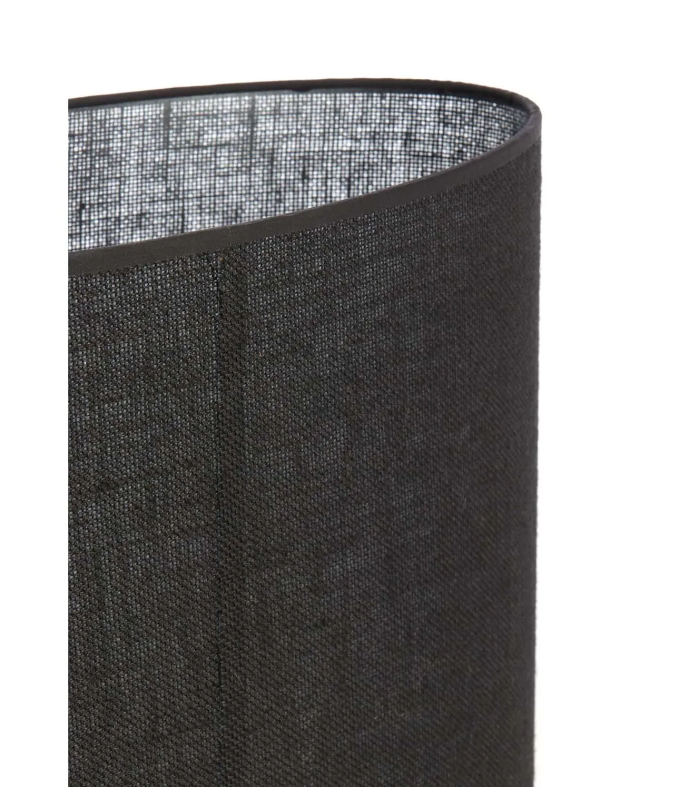 Best Lampenkap ovaal Sendai - Zwart - 38x17.5x28cm Lampenkappen