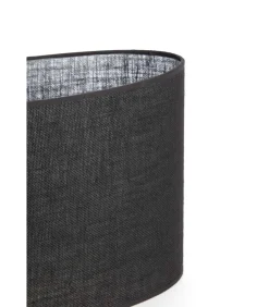 Lampenkap ovaal Sendai - Zwart - 30x15x25cm Lampenkappen