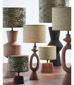 Online Lampenkap Tweed - Groen - 25x25x18cm Lampenkappen