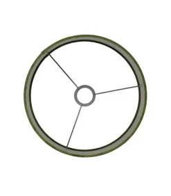 Discount Lampenkap Velours - Groen - 25x25x18cm Lampenkappen