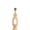 Hot Lampvoet Django - Mat Naturel - 11x9x45cm Tafellampen