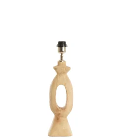 Hot Lampvoet Django - Mat Naturel - 11x9x45cm Tafellampen
