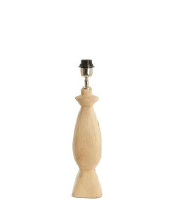 Hot Lampvoet Django - Mat Naturel - 11x9x45cm Tafellampen