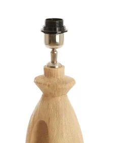 Hot Lampvoet Django - Mat Naturel - 11x9x45cm Tafellampen