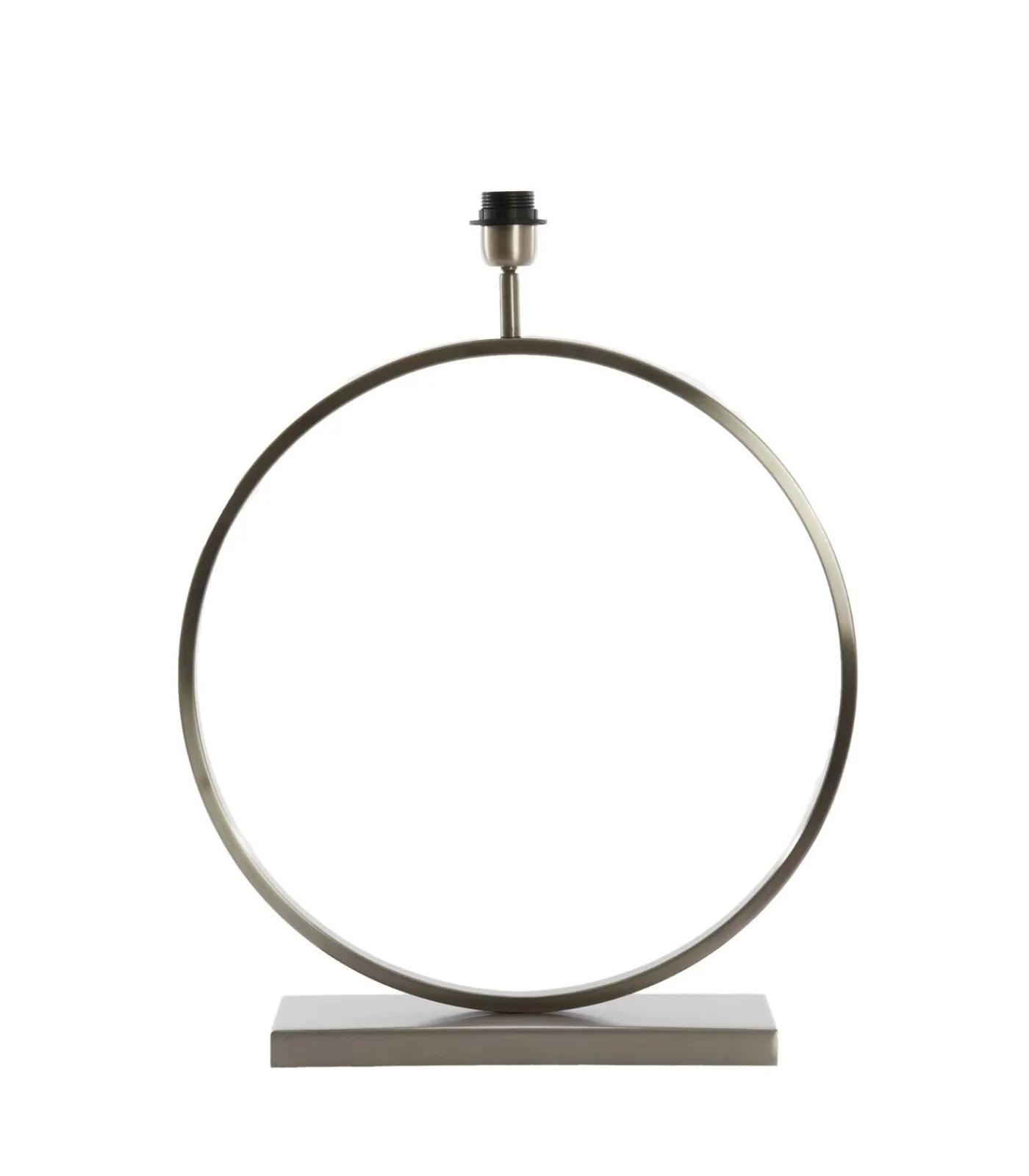 Lampvoet Liva - Nikkel - 50x15x62cm Tafellampen