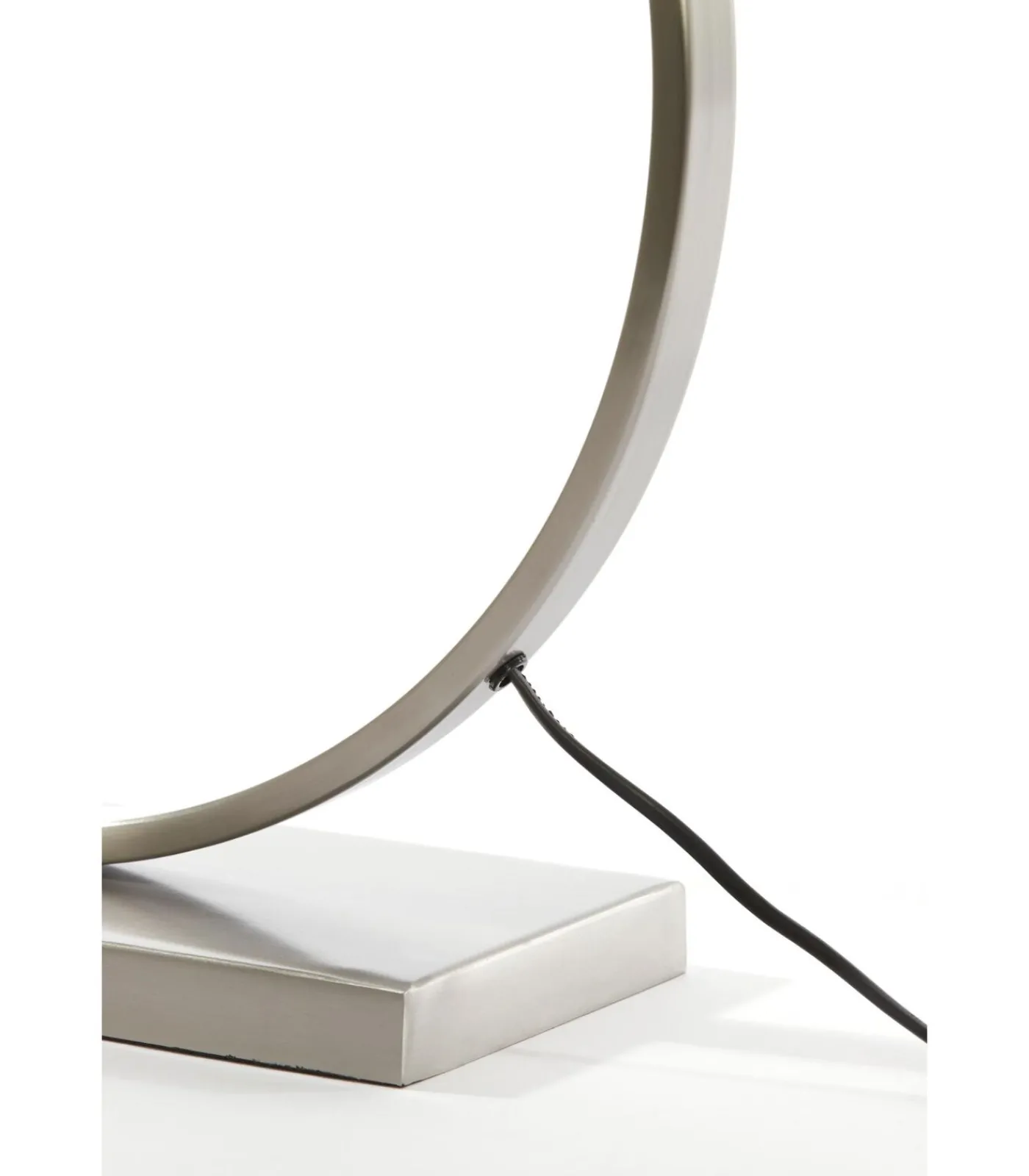 Lampvoet Liva - Nikkel - 50x15x62cm Tafellampen