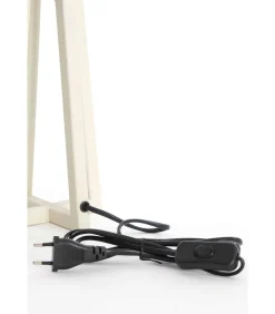 Best Lampvoet Miley - Wit - 11,5x11,5x31cm Tafellampen