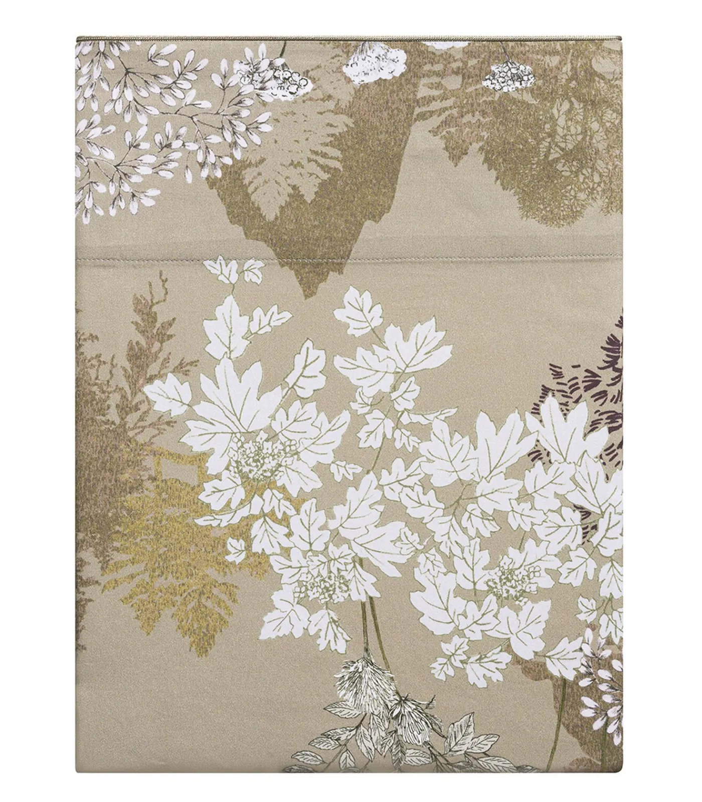 Outlet Lande - Effen kussensloop in biologisch katoen satijn Lakens