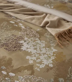 Outlet Lande - Effen kussensloop in biologisch katoen satijn Lakens