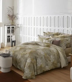 Outlet Lande - Effen kussensloop in biologisch katoen satijn Lakens